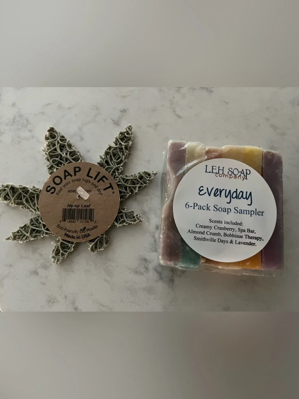 6-Pack handmade Soap and pad